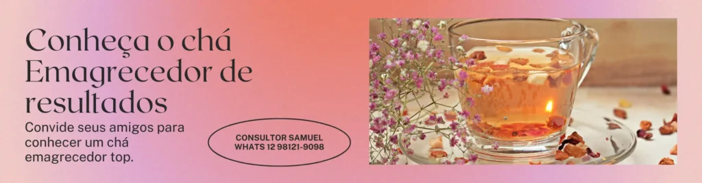 Banner inicial chá emagrecedor